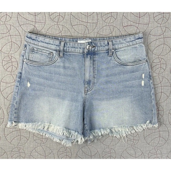 Kutani Pants - KUT from the Kloth Jane High Rise Shorts / Women Size 14‎ / Light Wash